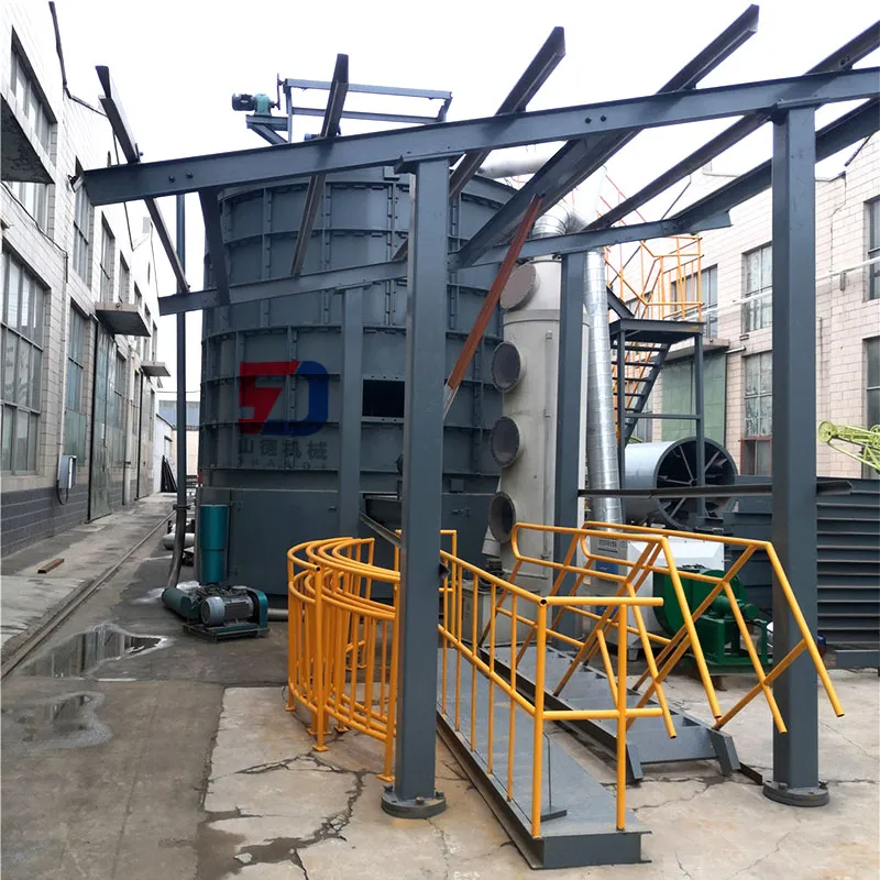 Organic Fertilizer Machine for Composting and Fermenting Kitchen Waste and Livestock Manure
