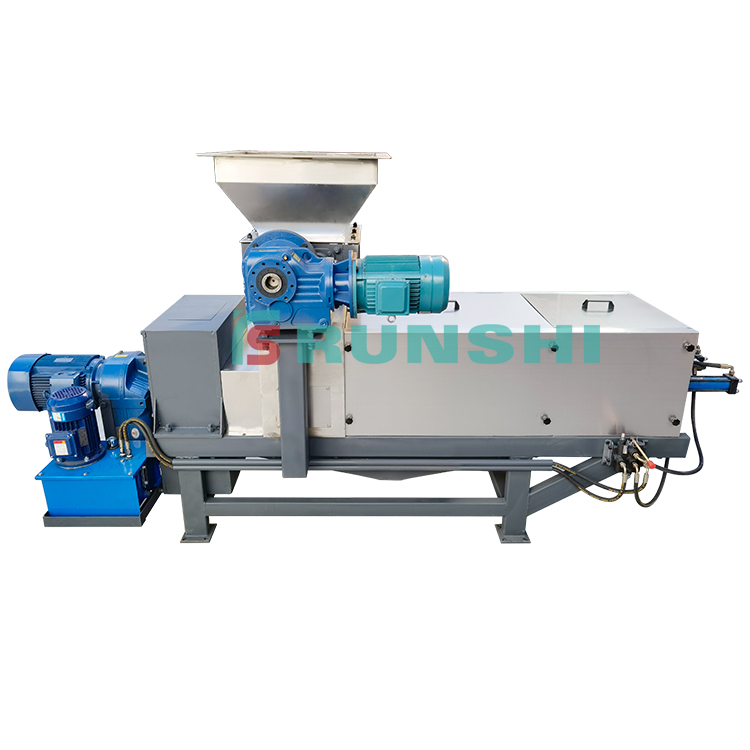 City Garbage Dewatering Machine Organic Compost Machine Food Waste Crushing Machine