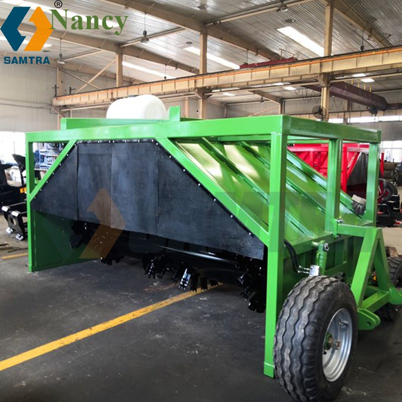 Composting Turner Machine Food Waste Disposer Tractor Compost Turner
