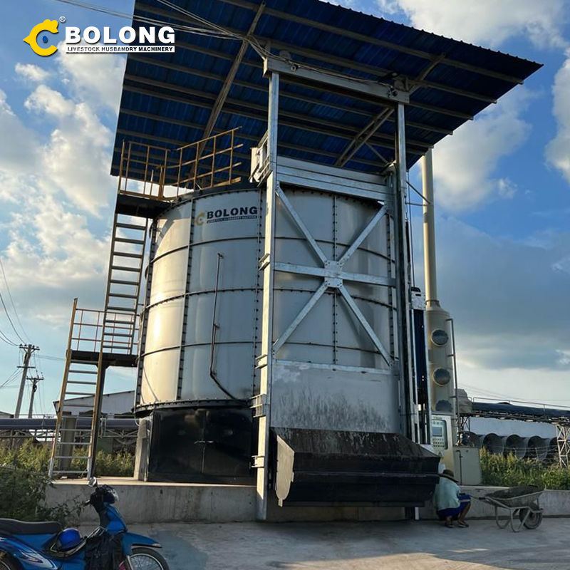 New Designed Compost Tank/Tumbler Fertilizer Fermentation Tank Food Waste Composting Machine