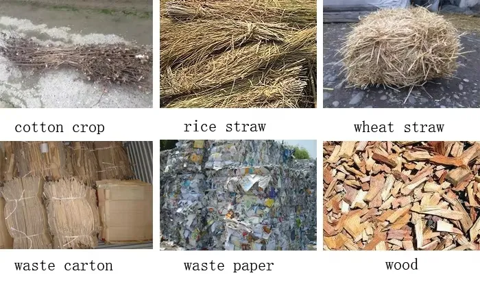 Raw materials for pulping