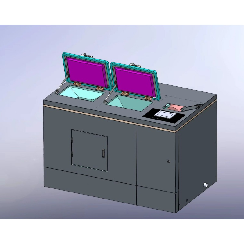 200kg/Day All-in-One Integrated Shredding and Dewatering Food Waste Composting Machine