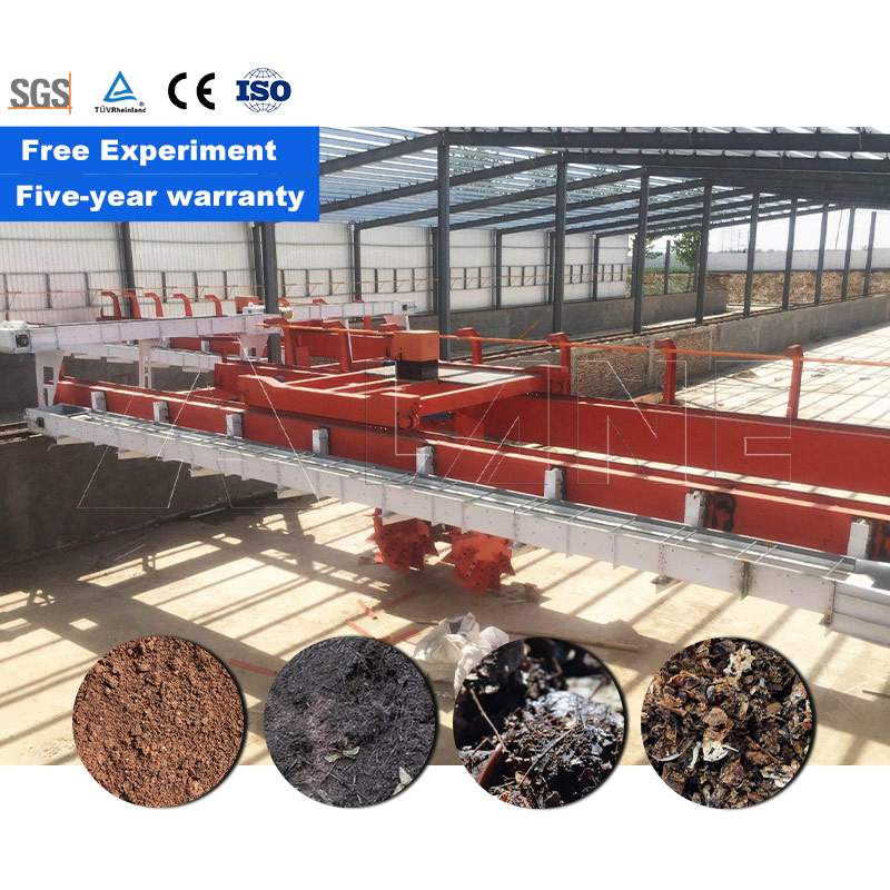 Brand Compost Making Wheel Type Compost Turner Fertilizer Composting Machine