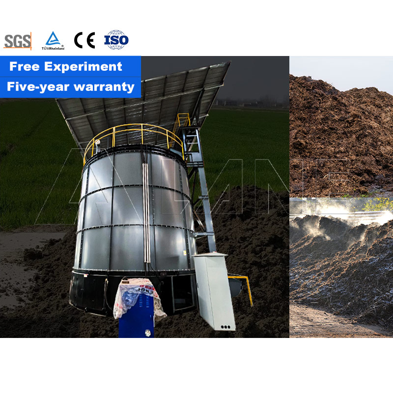Lane Fermentation Equipment Manure Composting Machine Pig Manure Fermentation and Treating Machine