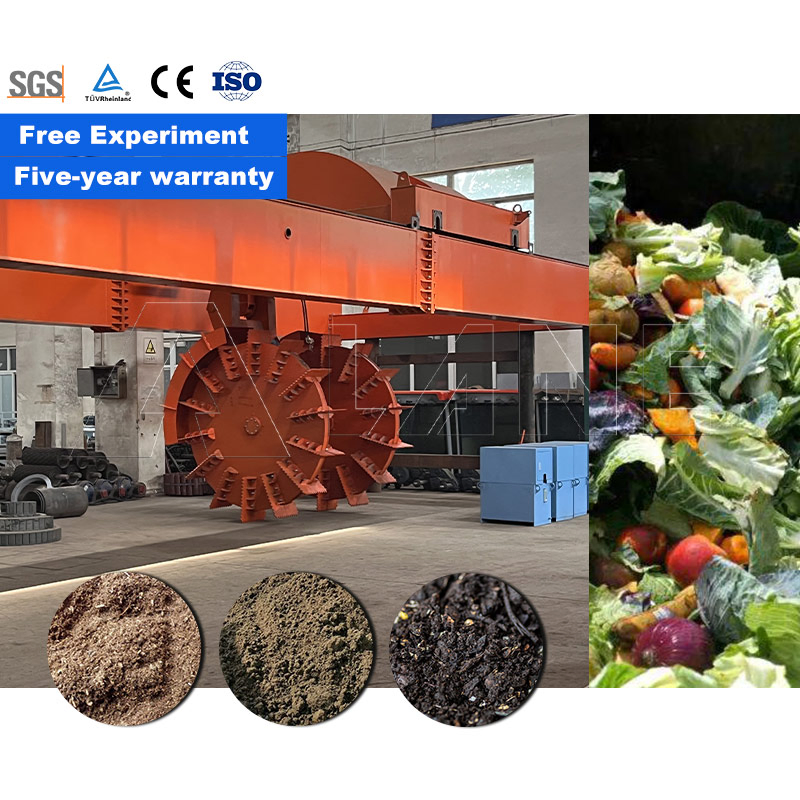 Brand Compost Making Wheel Type Compost Turner Fertilizer Composting Machine