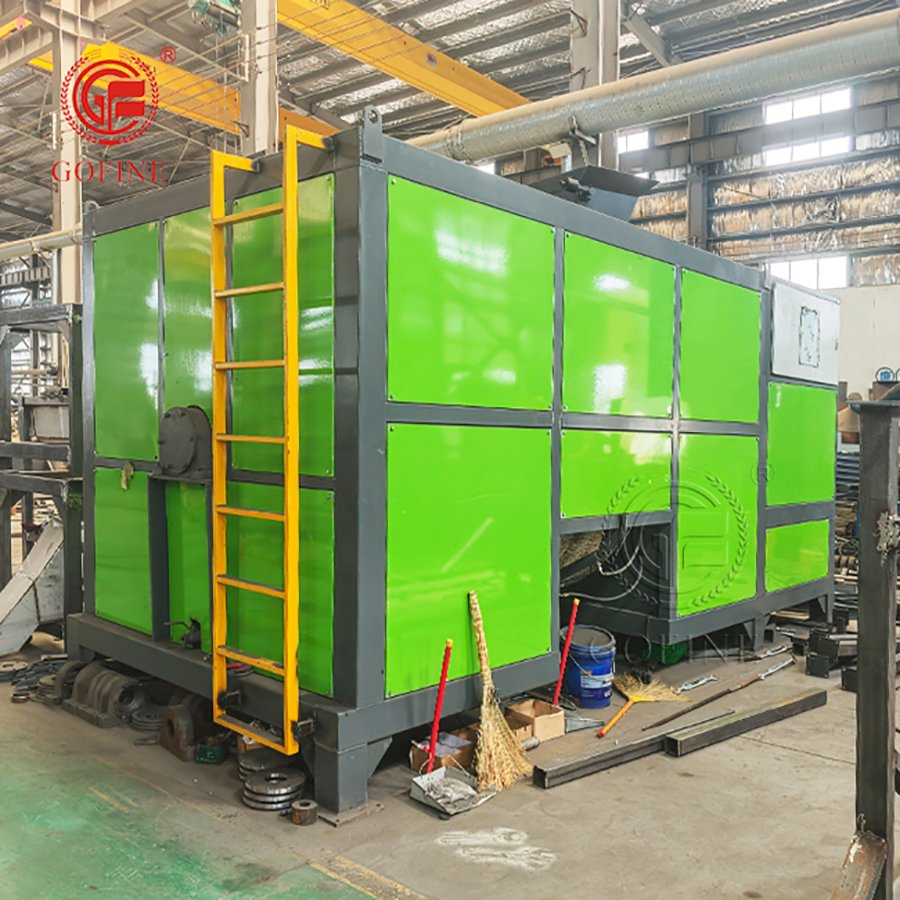 Biofertilizer Compost Organic Fertilizer Processing Aerobic Fermentation Equipment
