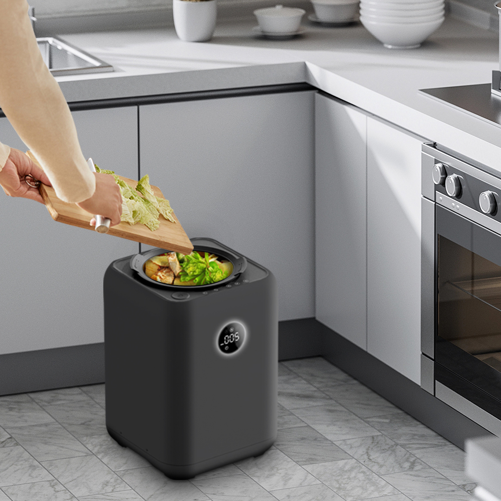 Automatic Electric Stainless Steel Kitchen Composter Recycling Machine Organic Food Waste Processor
