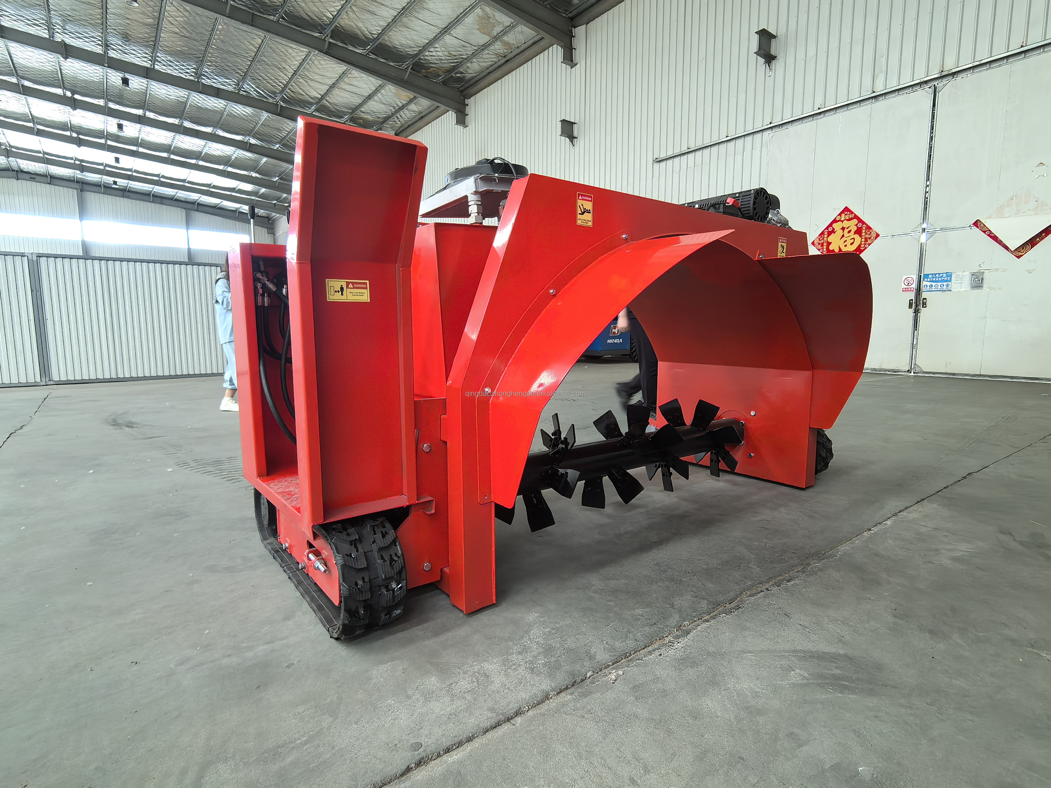Compact Crawler Compost Turner 3m | for Small Farms Processing Manure &amp; Agro Waste