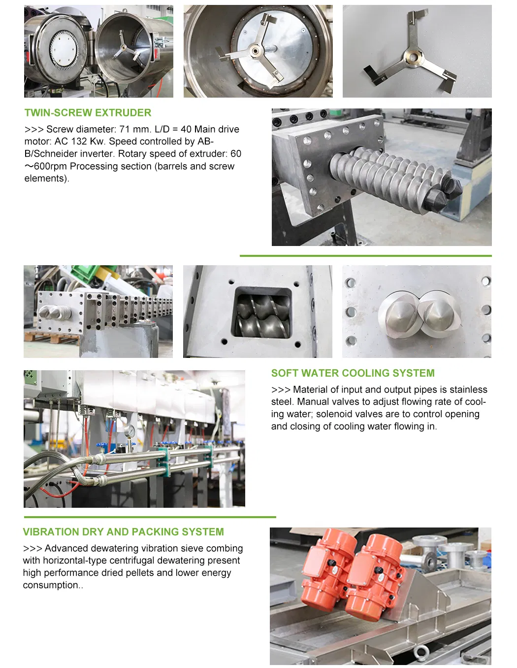 Pelletizing Die Section
