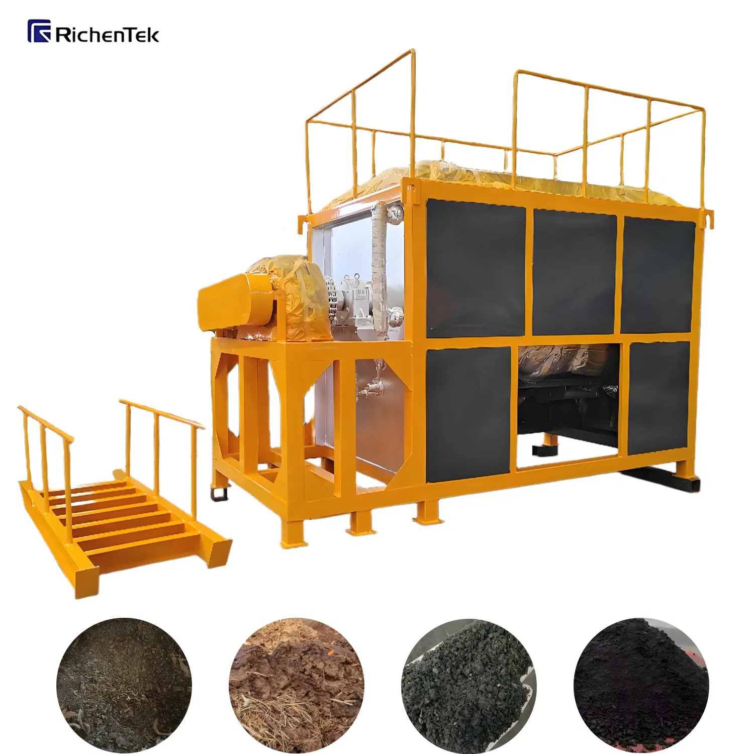 China High Temperature Aerobic Composting Machine / Automatic Organic Fertilizer Equipment for Animal Waste (Cow Dung), Hot Sale in Vietnam, Thailand, Philippin
