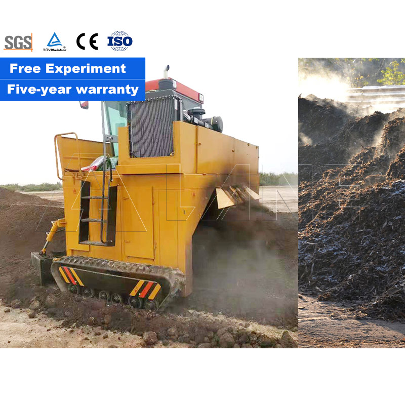 LANE Compost Making Machines Professional Fermentation Equipment Food Waste Composting Machine Compost Turner Machine for Sale