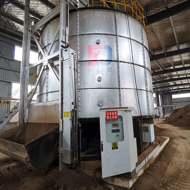 Organic Fertilizer Machine for Composting and Fermenting Kitchen Waste and Livestock Manure