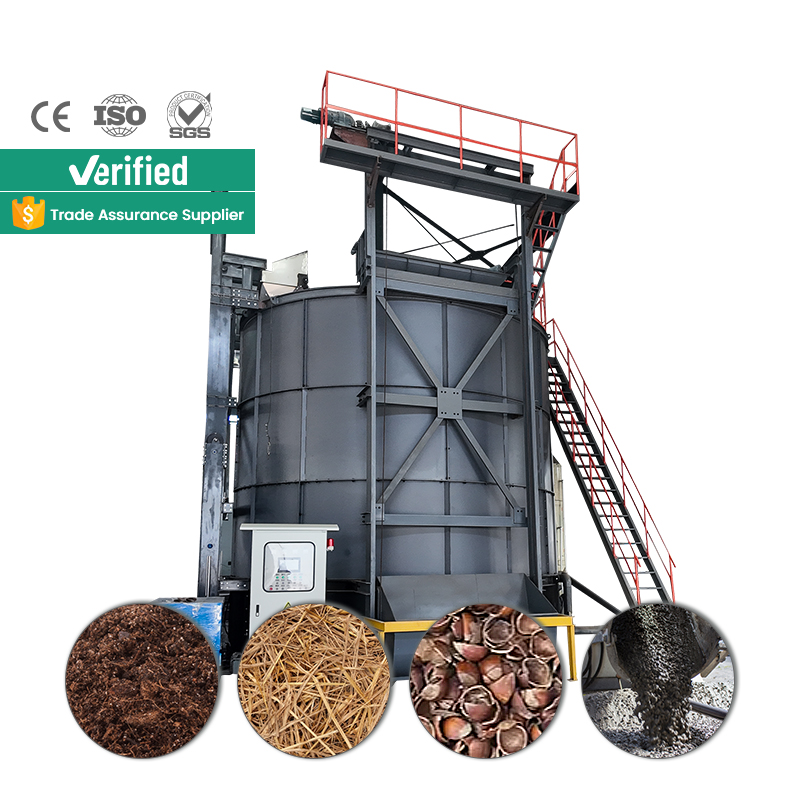 Compost Machine/ Industrial Automatic Organic Waste Compost Machine Fermentation Tank | 45-220 m&sup3; Capacity High Efficiency