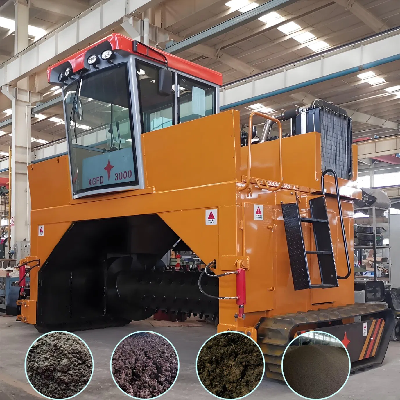 Pig Cow Chicken Manure Compost Turner Machine China Manufacturer, Livestock Machinery Organic Composting Turner
