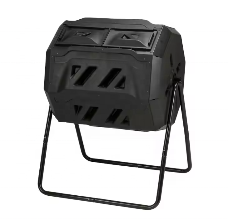 Top Seller Cheap Price 160L Outdoor Rotary Composter Tumbling Compost Garden Compost Bin