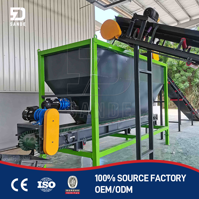 Automated Poultry Farm Waste Recycling System, Goose Manure Composting Organic Fertilizer Production Line