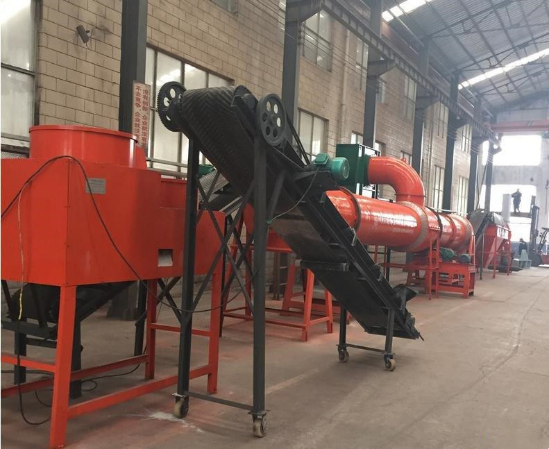 380V Granulator Shenzhou Wooden Case Composting Machine Organic Fertilizer Production Line