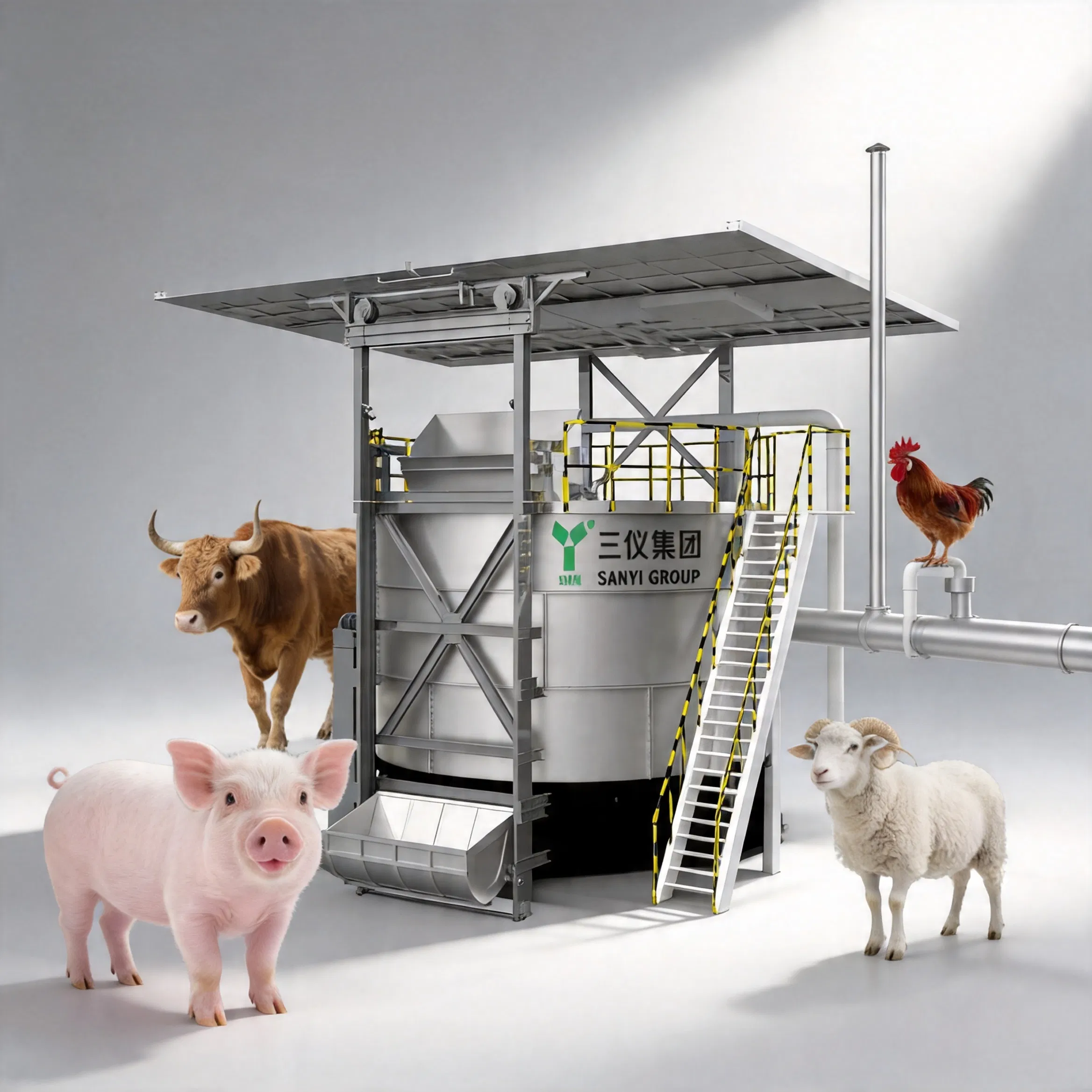 High-Performance Compost Machine System for Poultry Organic Fertilizer Solutions