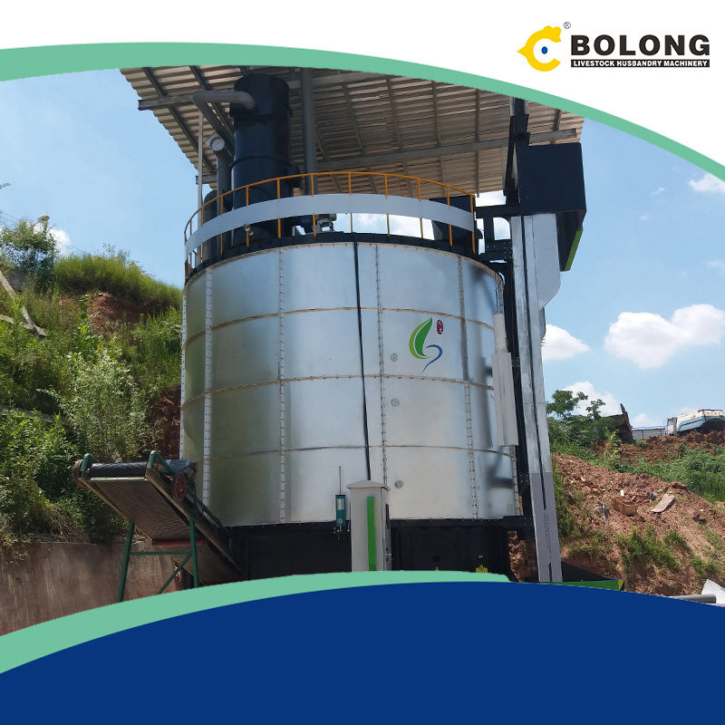 Cattle Farm Equipment in Vessel Composting Compost Making Machines
