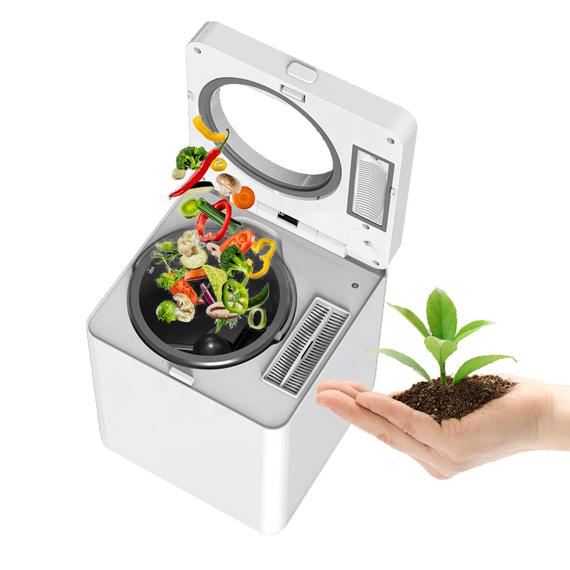 New Design Silent Household Kitchen Waste Composting Machine with Multigrind Technology and Carbon Filter for Garden Use
