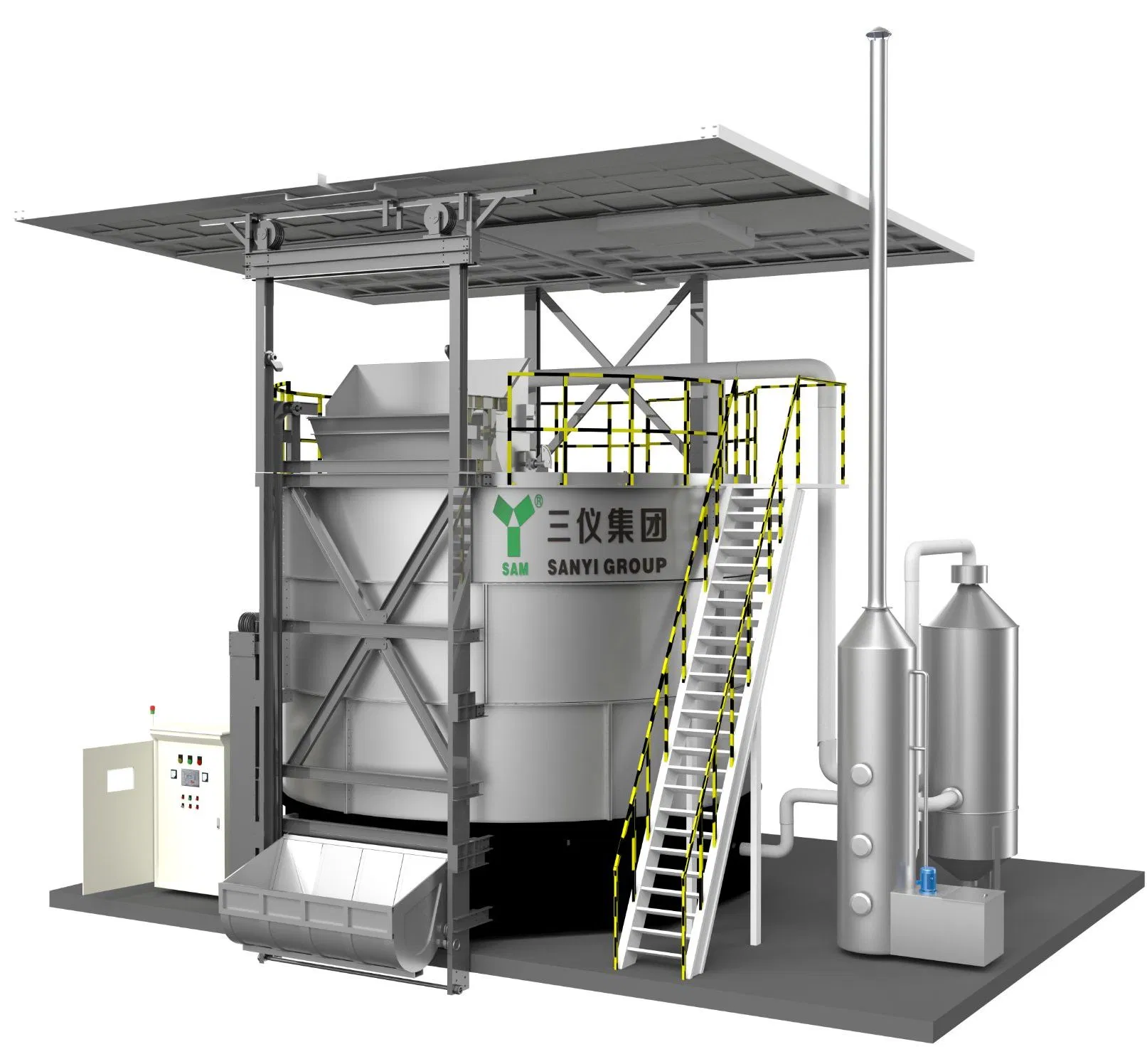 Composting Fermentation High Performance Automatic Fermentation Machine Large Supplier