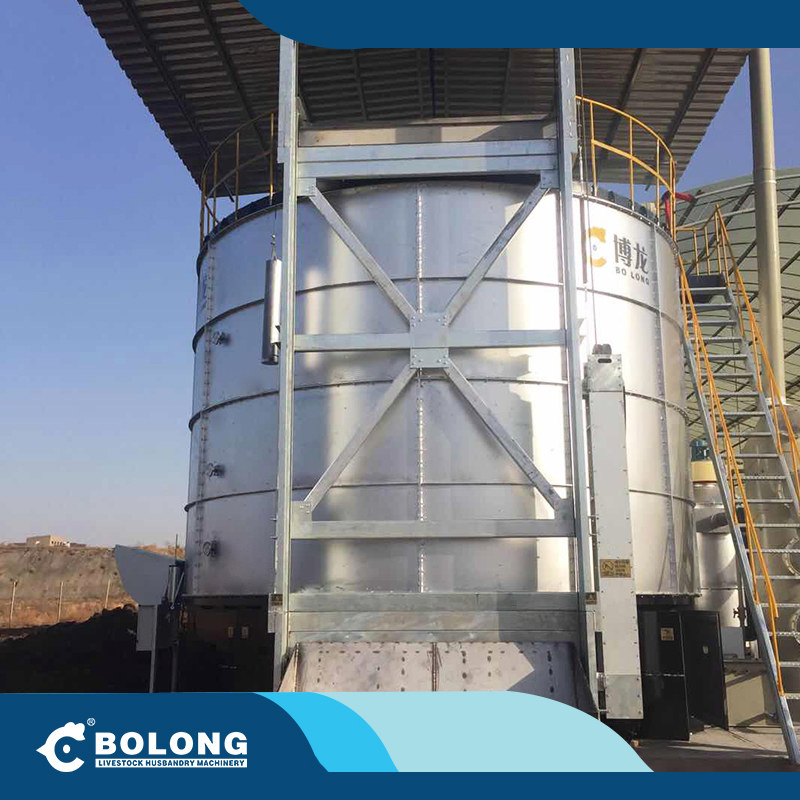 Fermentation Tank for Composting Manure Fermentation Tank Fertilizers Organic Compost Making Machines Closed Vessel Composting Unit