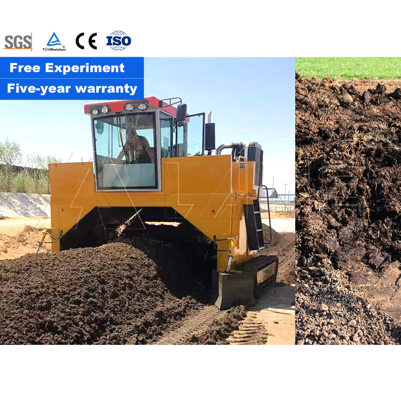 LANE Compost Making Machines Professional Fermentation Equipment Food Waste Composting Machine Compost Turner Machine for Sale
