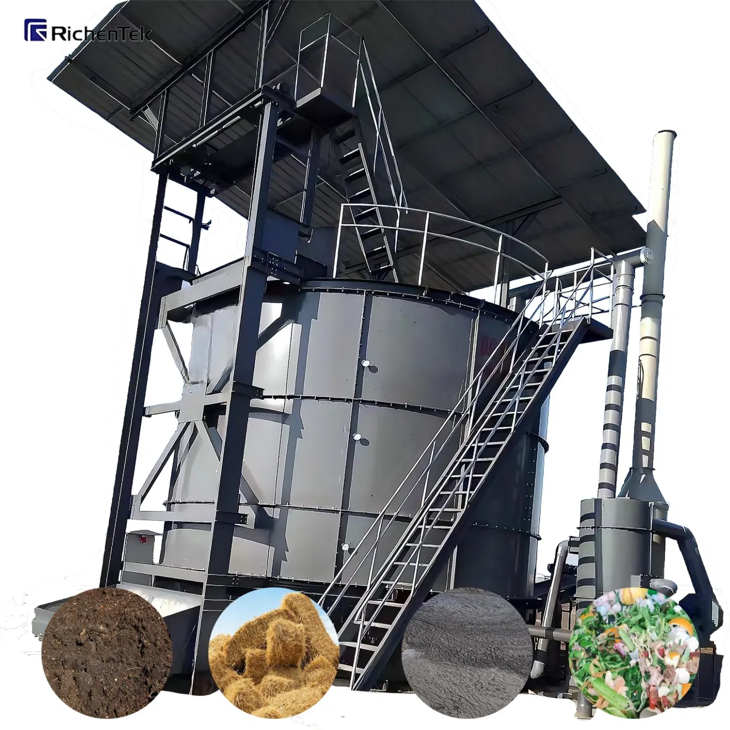 Agricultural Waste Composting Machinery - Handles Rice Straw, Coconut Coir &amp; Soybean Dregs Simultaneously, Hot Sale in Thailand, Philippines