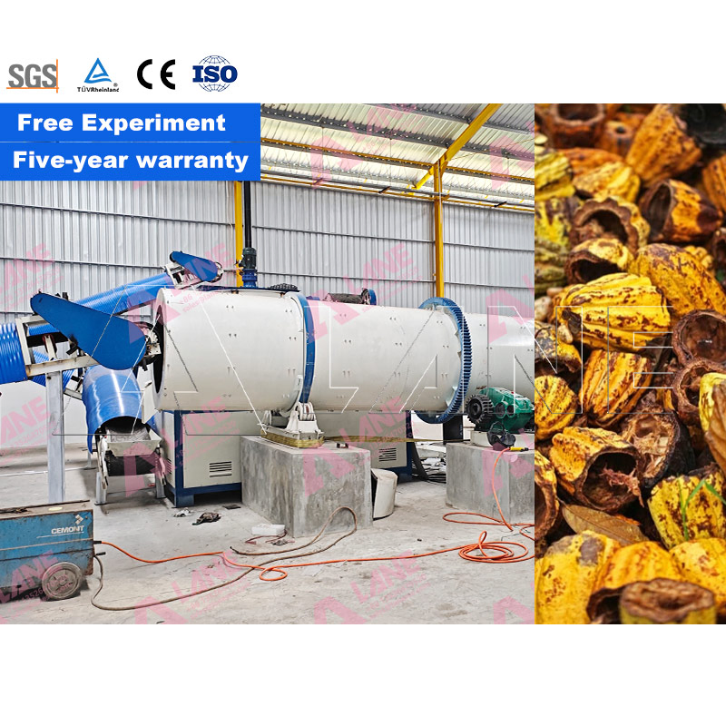 Lane Fruit Waste Composting Equipment High Capacity Fertilizer Production Line
