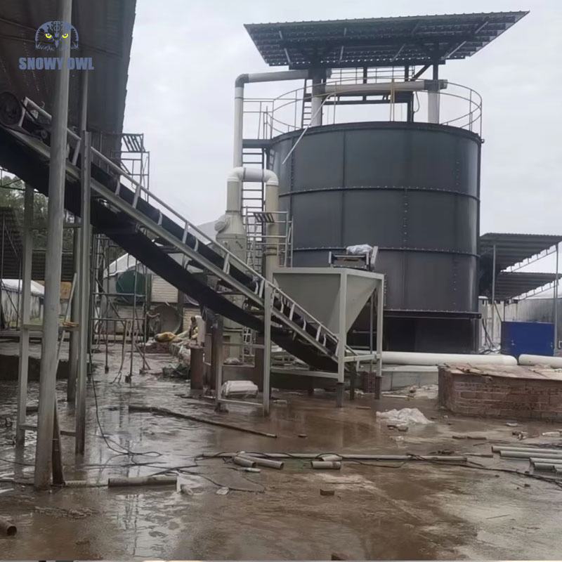 Energy Saving Organic Waste Fermenter Tank Aerobic Compost Fermentation Equipment