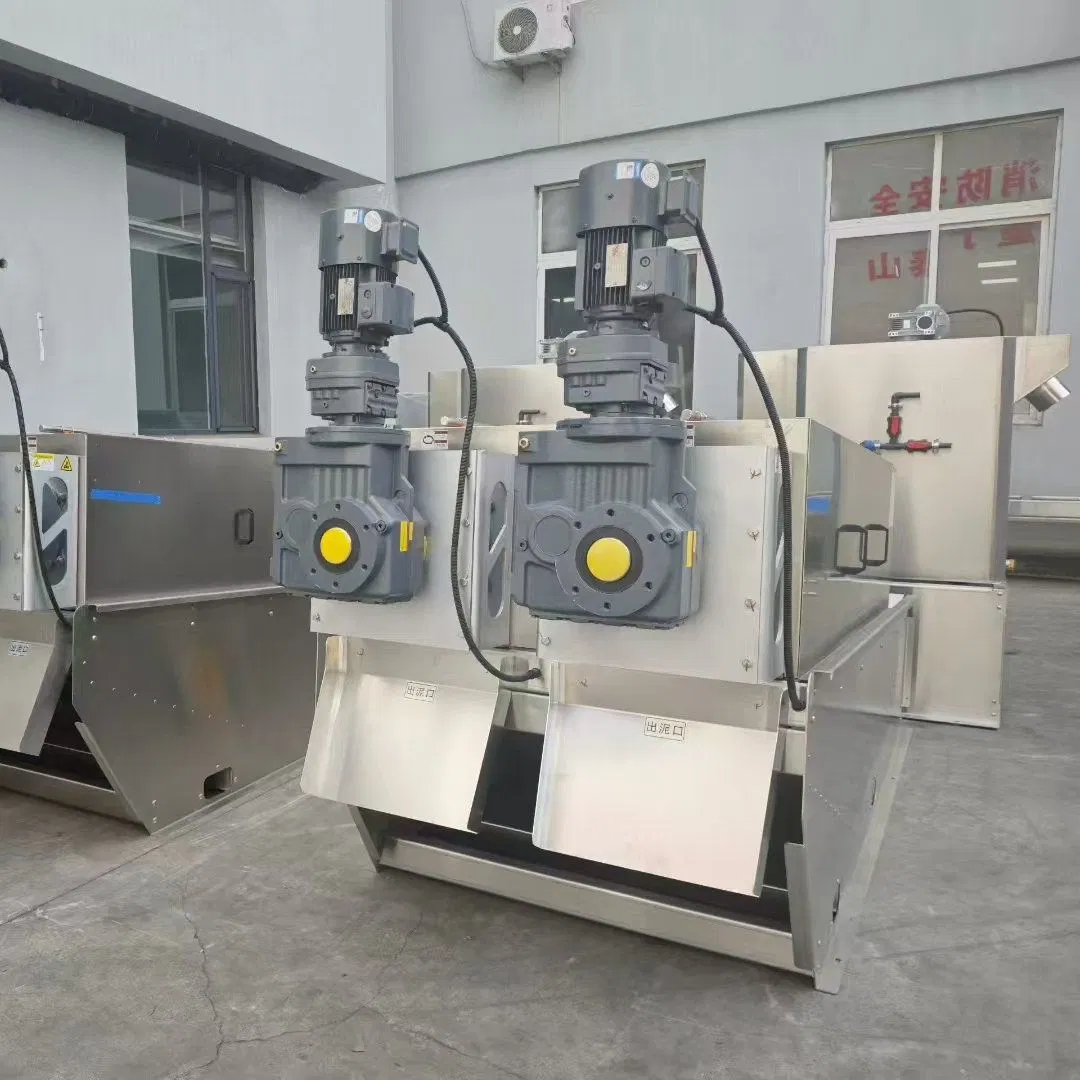 Screw Press Sludge Dewatering System for Sewage Treatment Plant