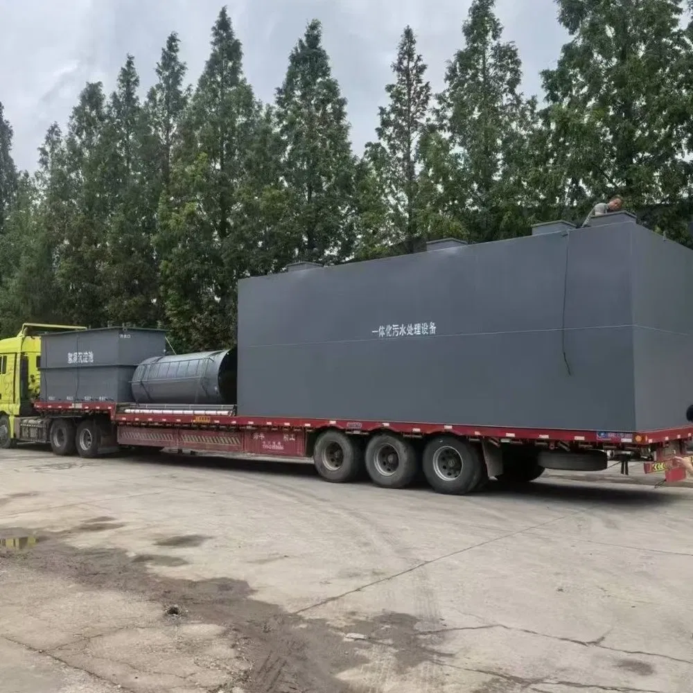Compact Automated Home Wastewater Sewage Treatment System for Single Family Houses