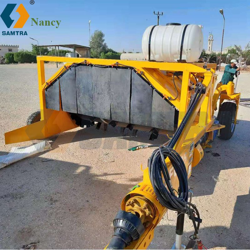 Composting Turner Machine Food Waste Disposer Tractor Compost Turner