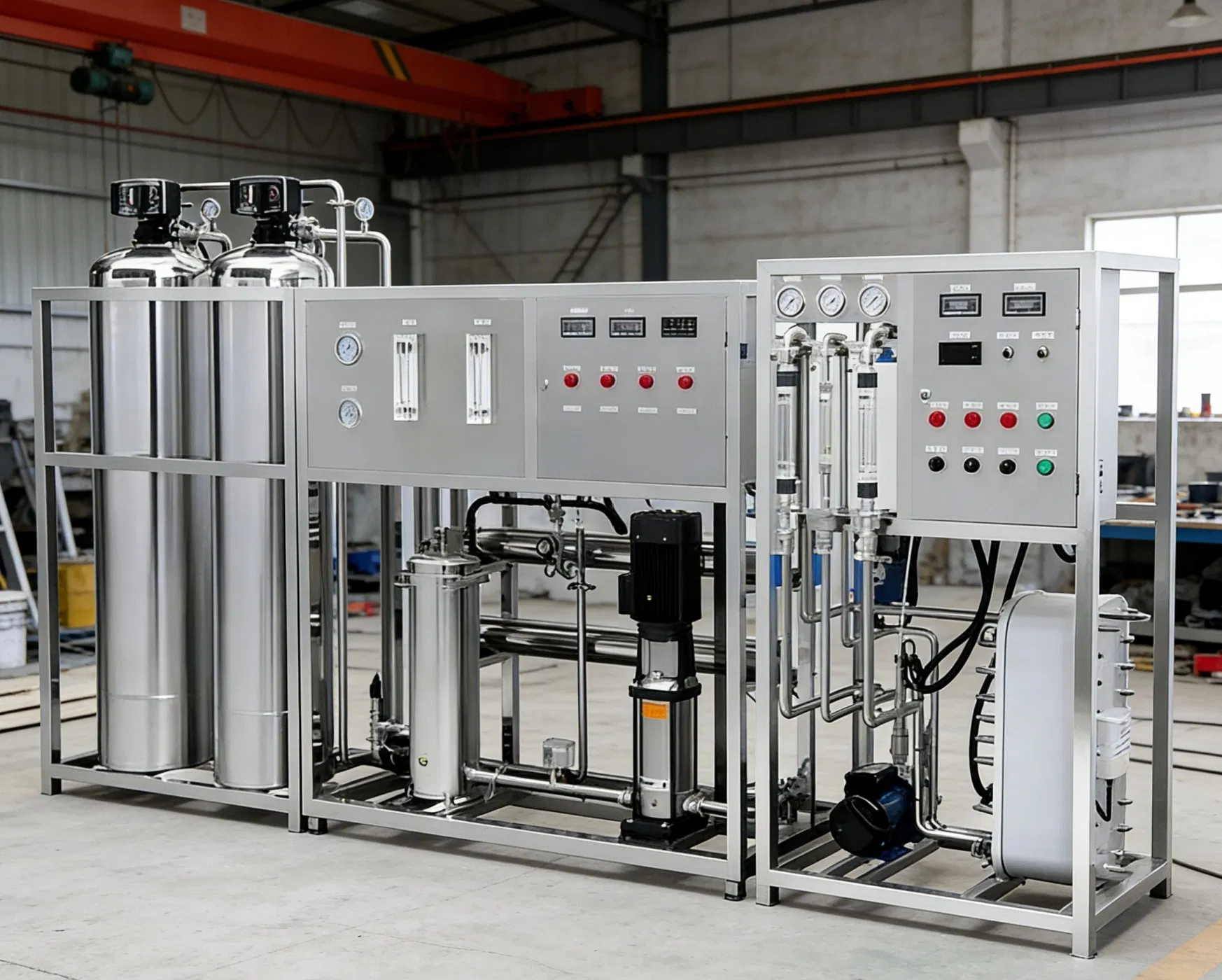 Energy Saving RO Water Purification System with 98% Salt Rejection &amp; Long - Life Membrane (FOR ELECTRONICS, PHARMA, HOUSEHOLD)