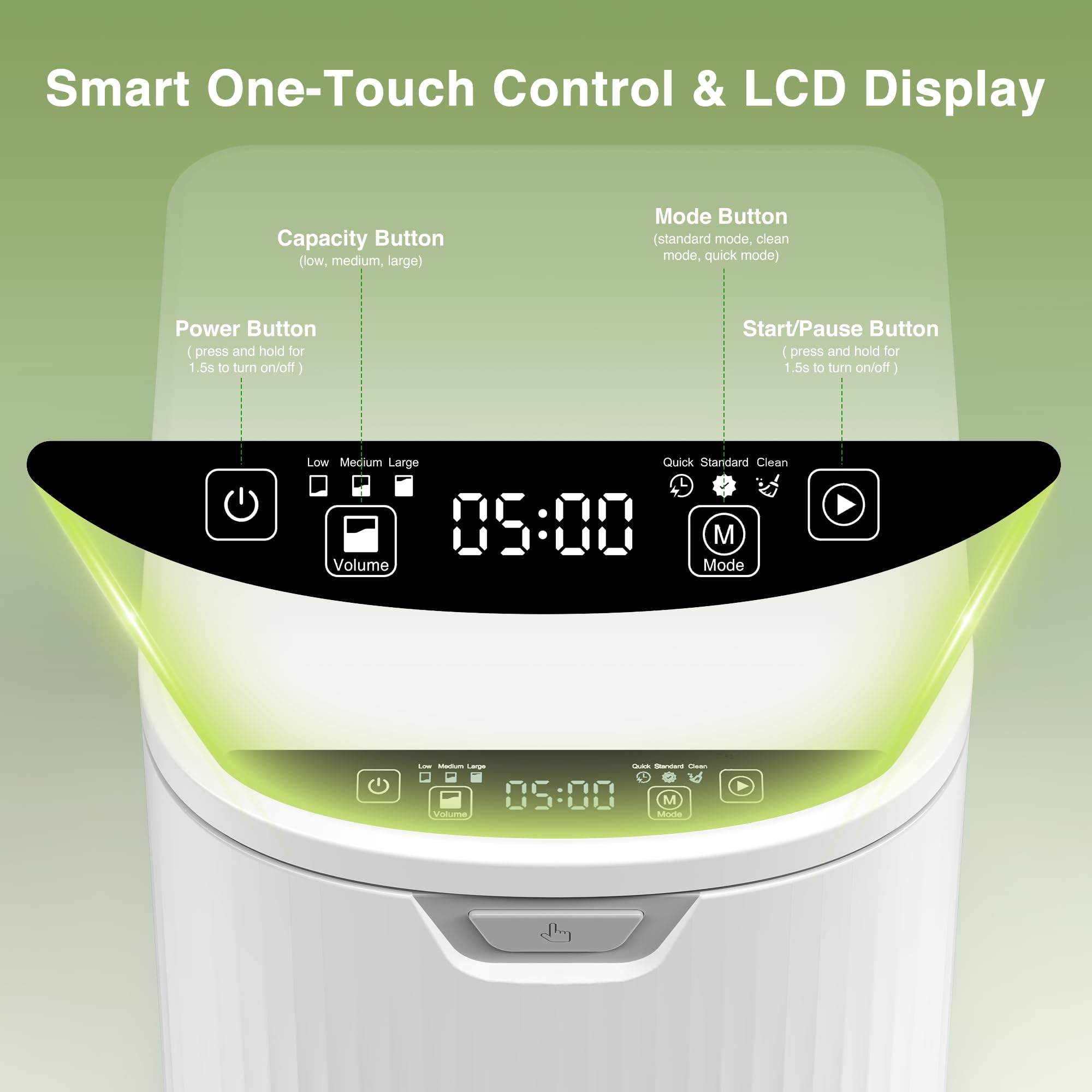 Commercial Food Waste Composting Machine LED Display Food Waste Composter Korea 2.5L Composter Machine Food Waste for Home