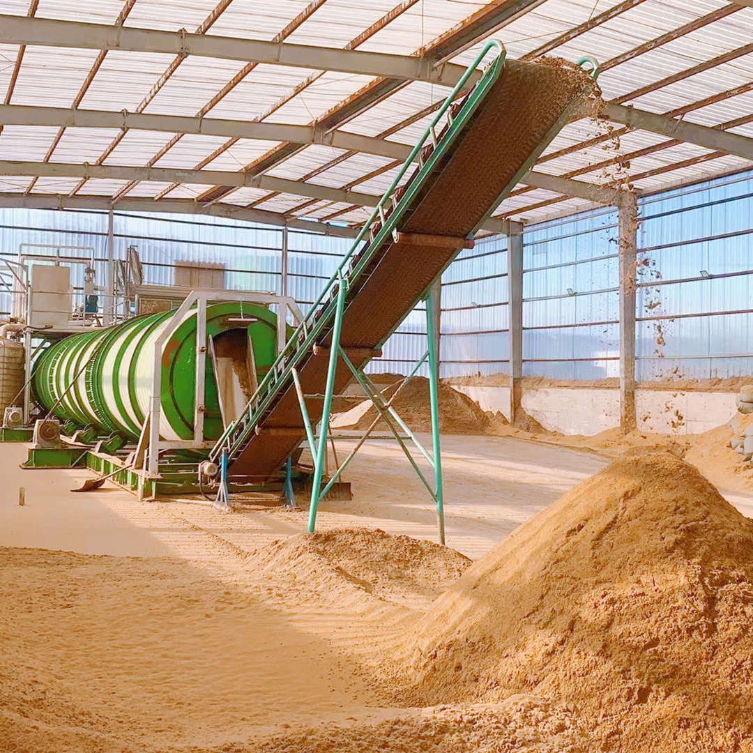 Cost-Effective Cow Manure-Derived Bedding Material System, Composting Equipment