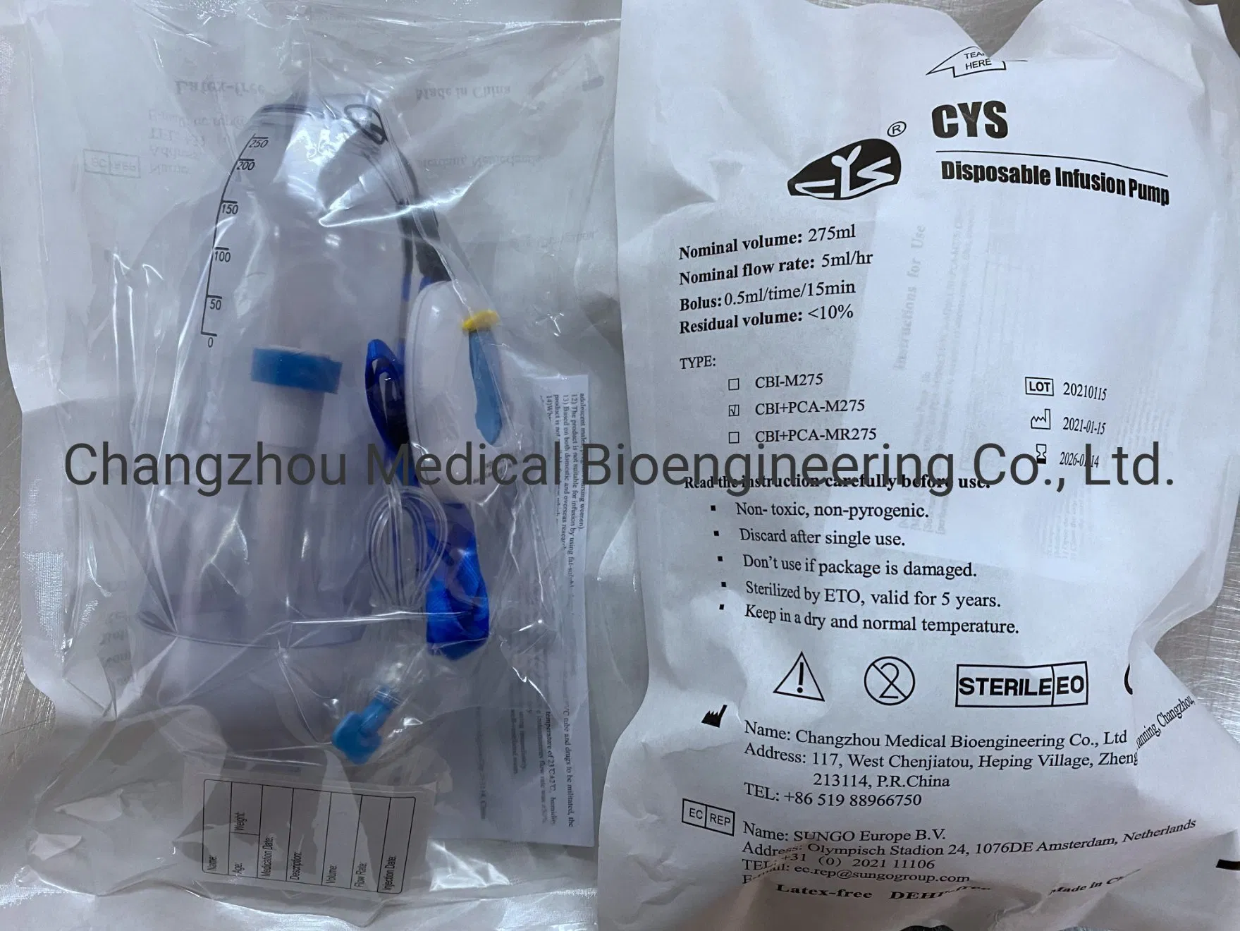 مضخة تسريب متعددة المعدلات 60ml للإدارة الثابتة لمسكنات الألم وأدوية العلاج الكيميائي