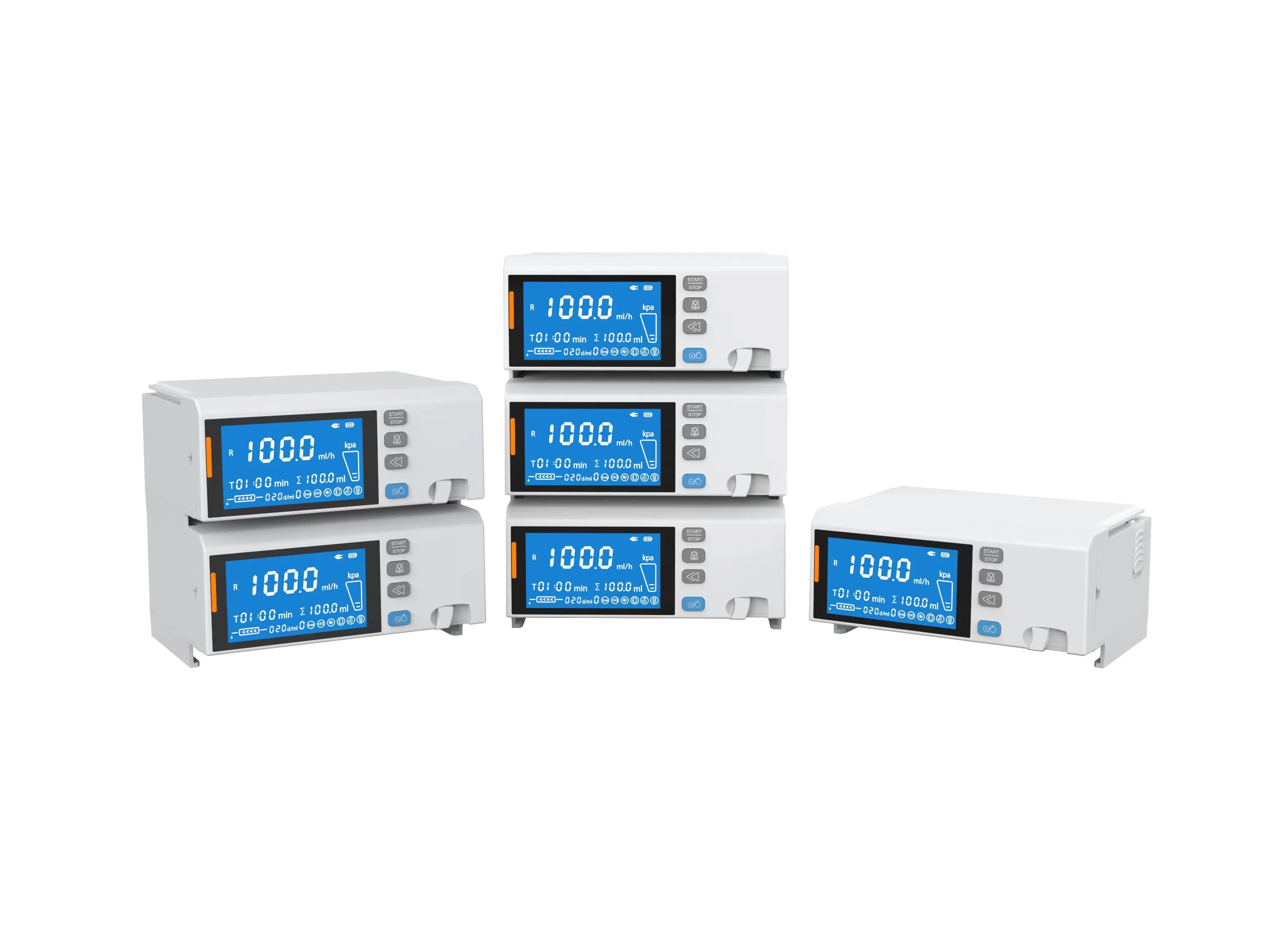 مضخة تسريب IP01 قناة واحدة 4.3 شاشة لمس LCD بوصة