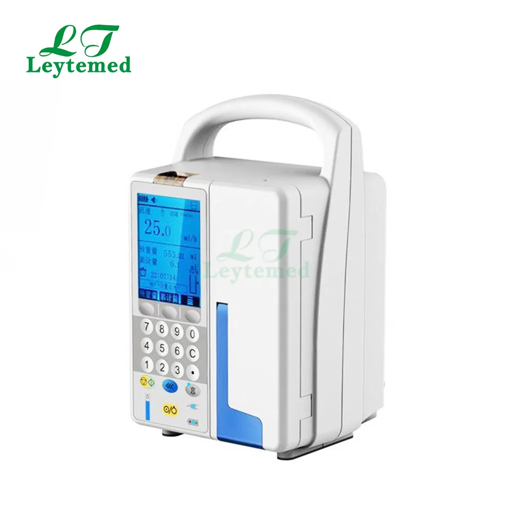 LTSI01 مضخة تسريب ضغط ديناميكي حجمي محمولة مع مستشعر ضغط دروب intravenously