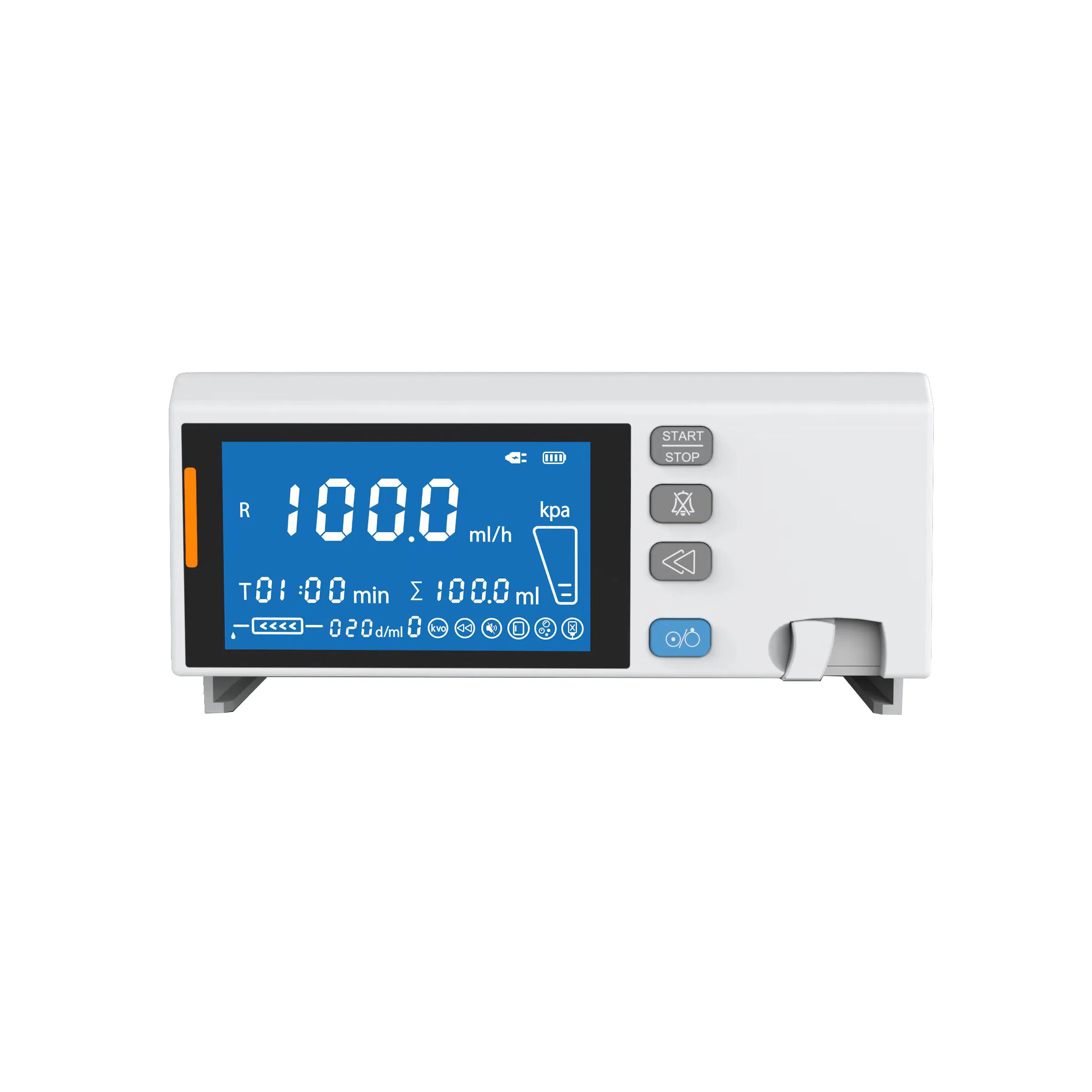 مضخة تسريب IP01 قناة واحدة 4.3 شاشة لمس LCD بوصة