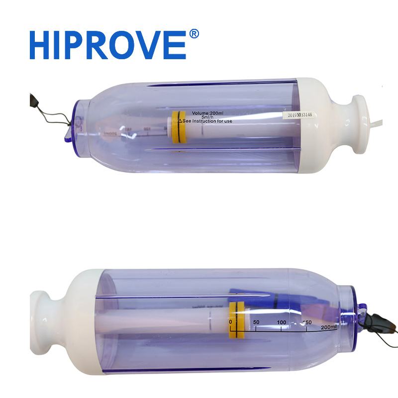 طبي 60ml 100ml 150ml 200ml 275ml 300ml مضخة تسريب قابلة للاستخدام مرة واحدة متعددة المعدلات