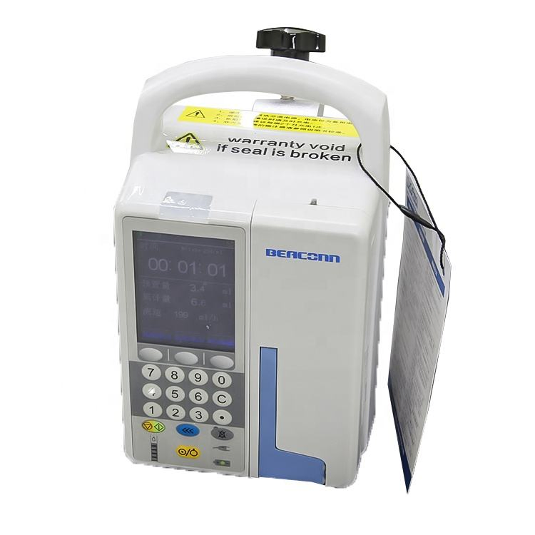 معدات طبية Hy-800A 3.2-Inch شاشة ملونة عالية الدقة مضخة تسريب مستشفى محمولة