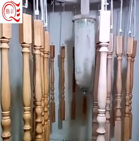 نظام طلاء خشبي عالي الأداء مع الرش الكهروستاتيكي
