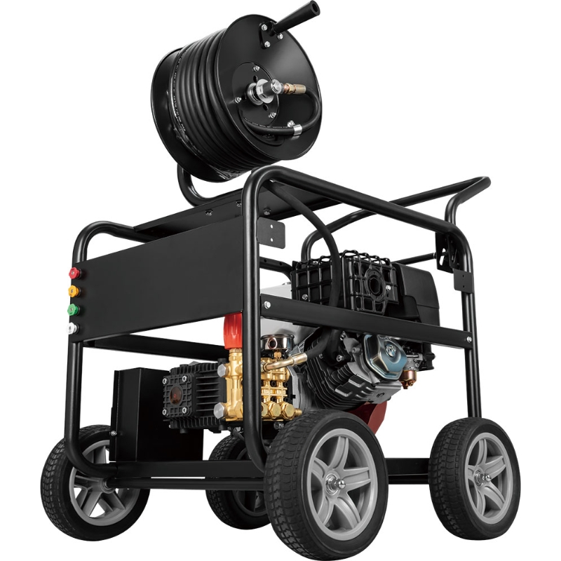 258bar 15HP غسالة سيارات عالية الضغط للاستخدام الثقيل بمحرك غازoline صناعي