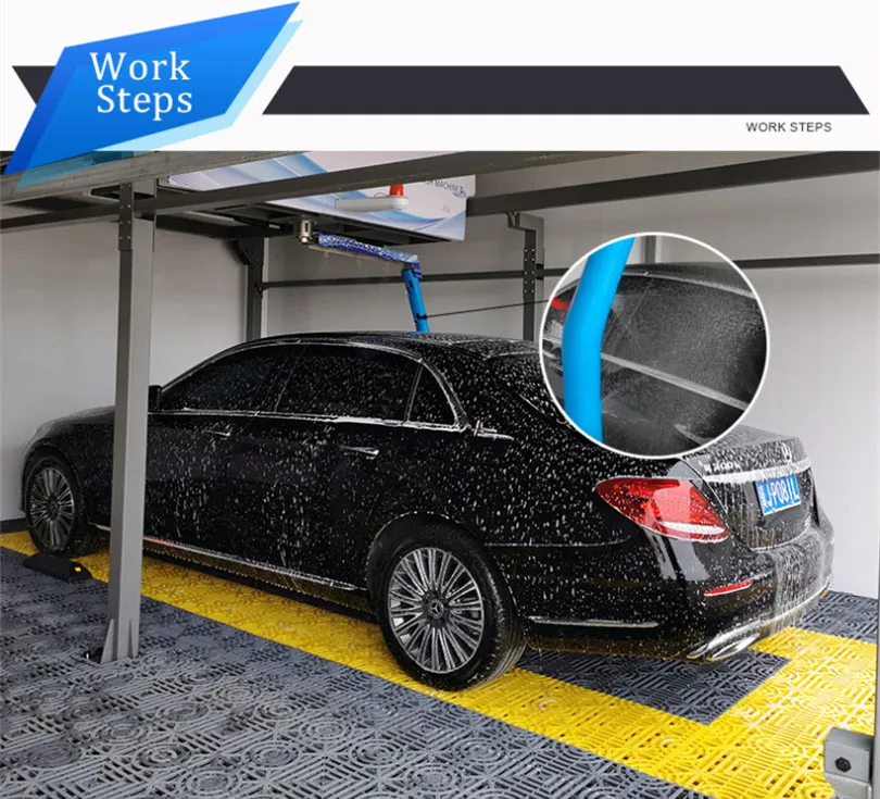 رش سائل غسل السيارات - غسل 360 نظام غسيل بدون لمس