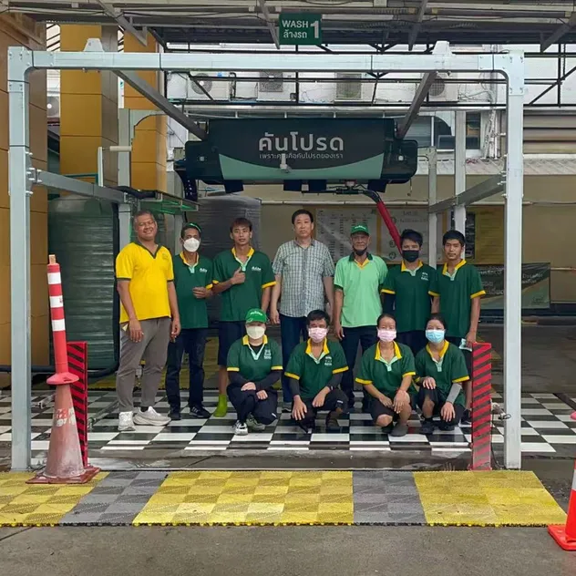 تجربة تشغيل نظام الغسيل
