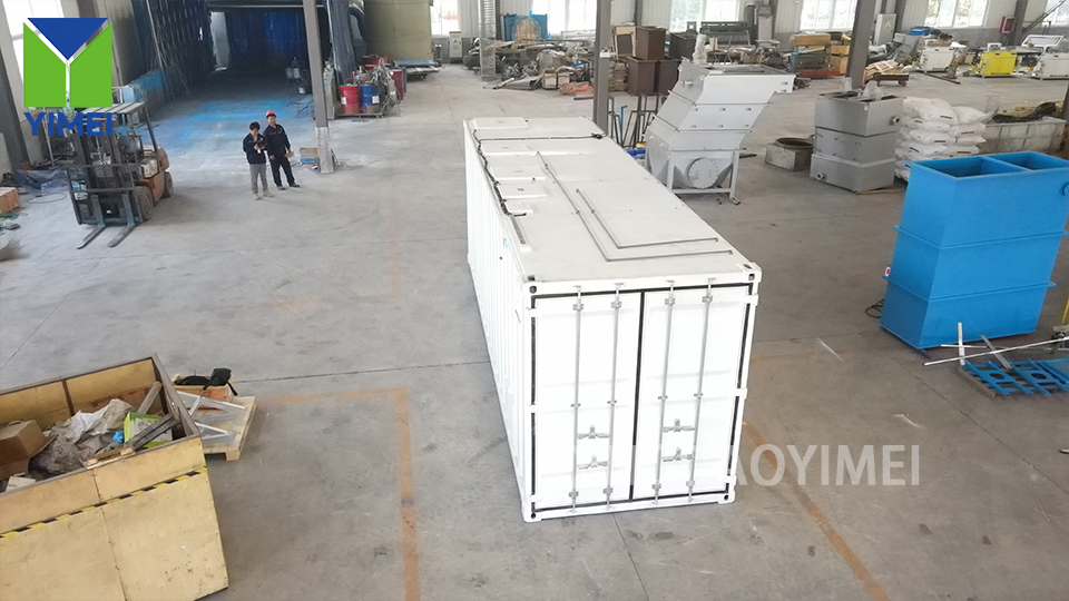 نظام إعادة تدوير المياه والترشيح لغسل السيارات الصديق للبيئة