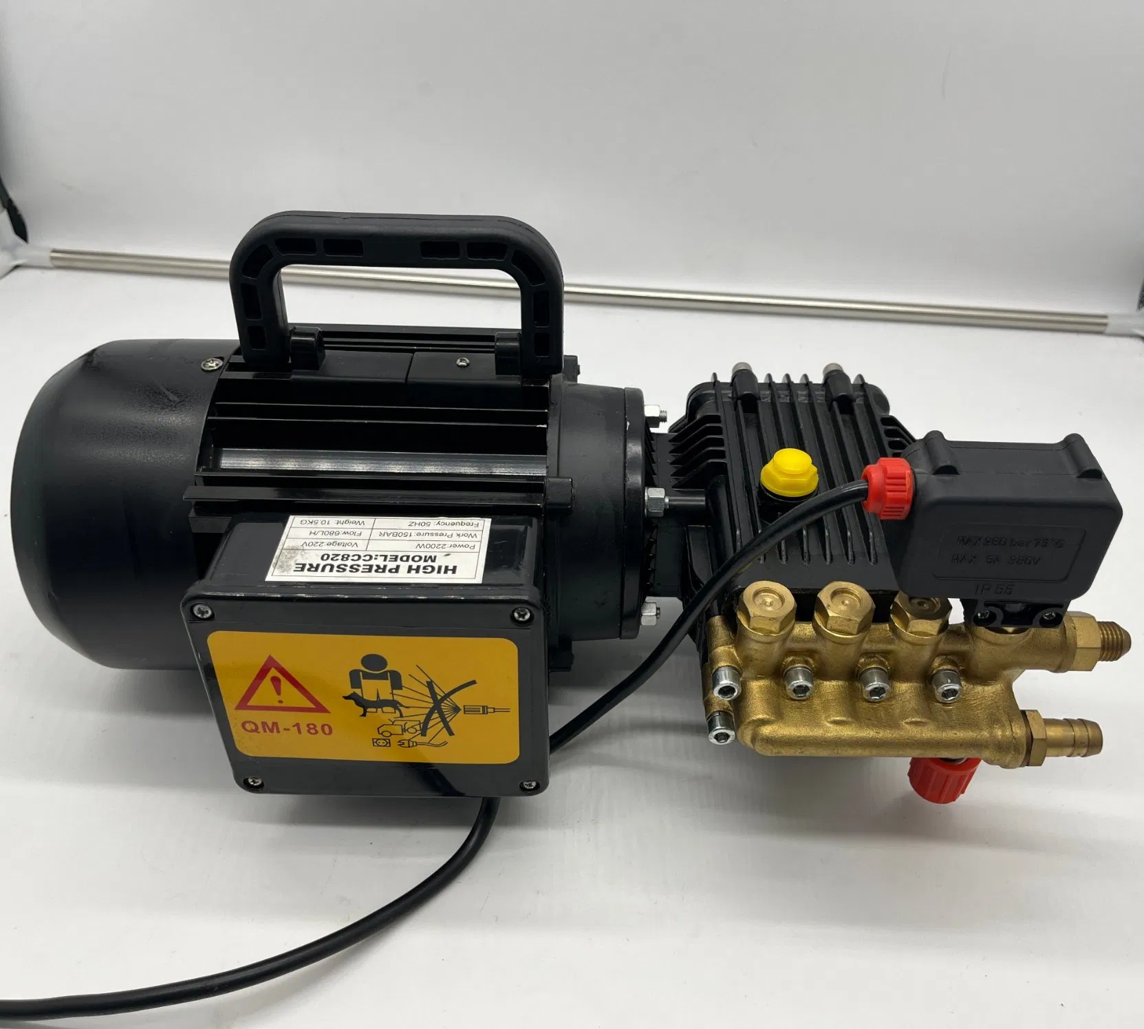 2200W غسالة محرك أوتوماتيكية لغسيل السيارات ذات ضغط عالي