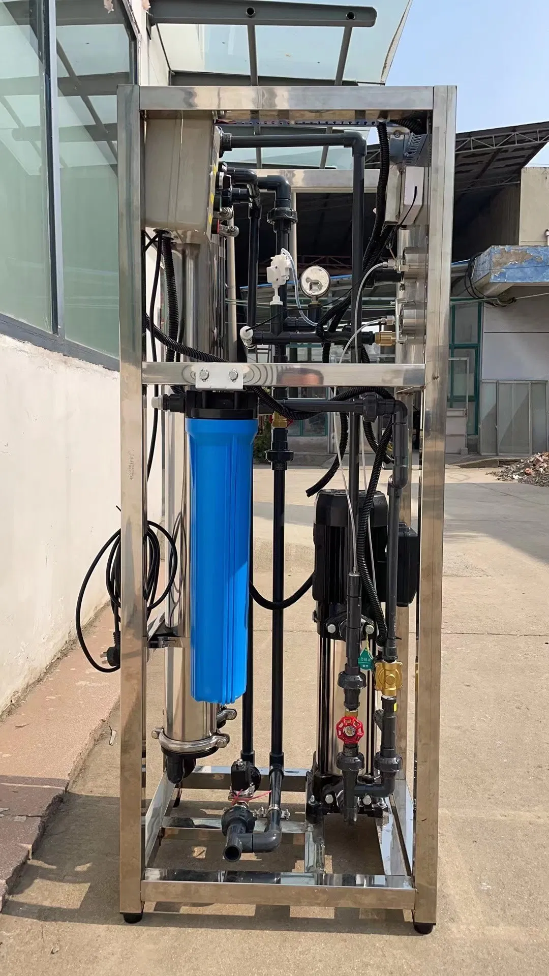 نظام غسل السيارات الصغير بالتناضح العكسي التلقائي 1000L/H