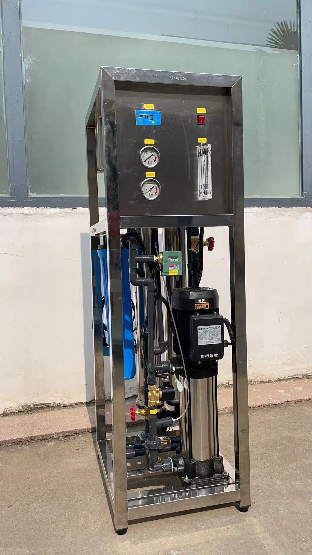 نظام غسل السيارات الصغير بالتناضح العكسي التلقائي 1000L/H